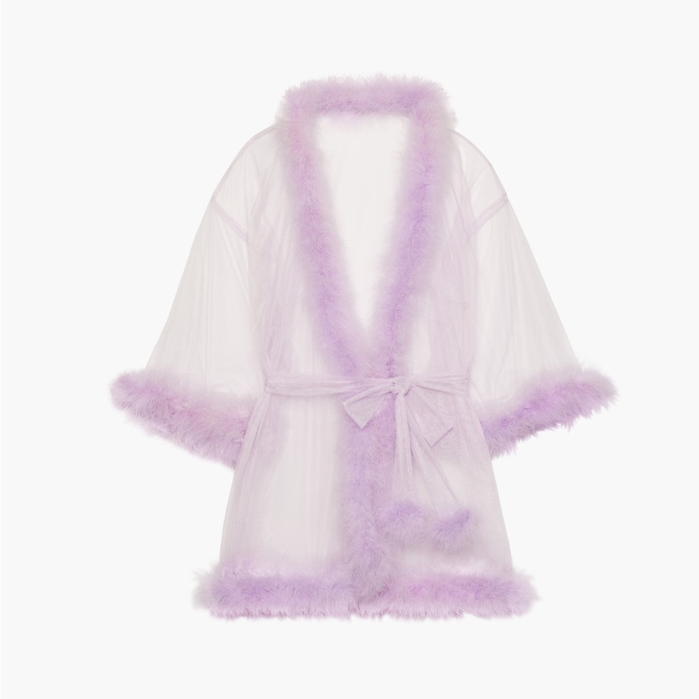 Savagexfenty marabou robe xs/sm
